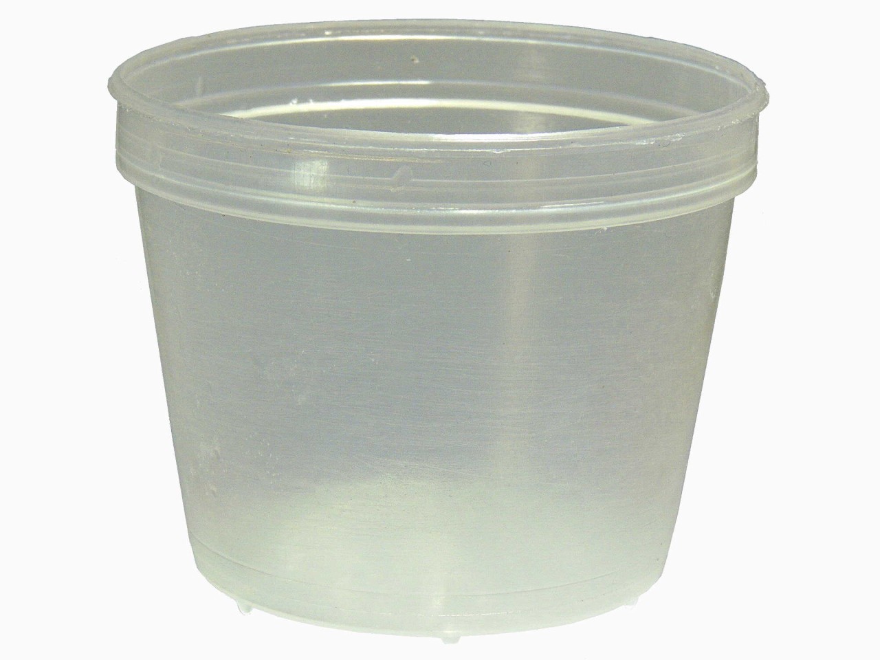 clear round pot 6cm