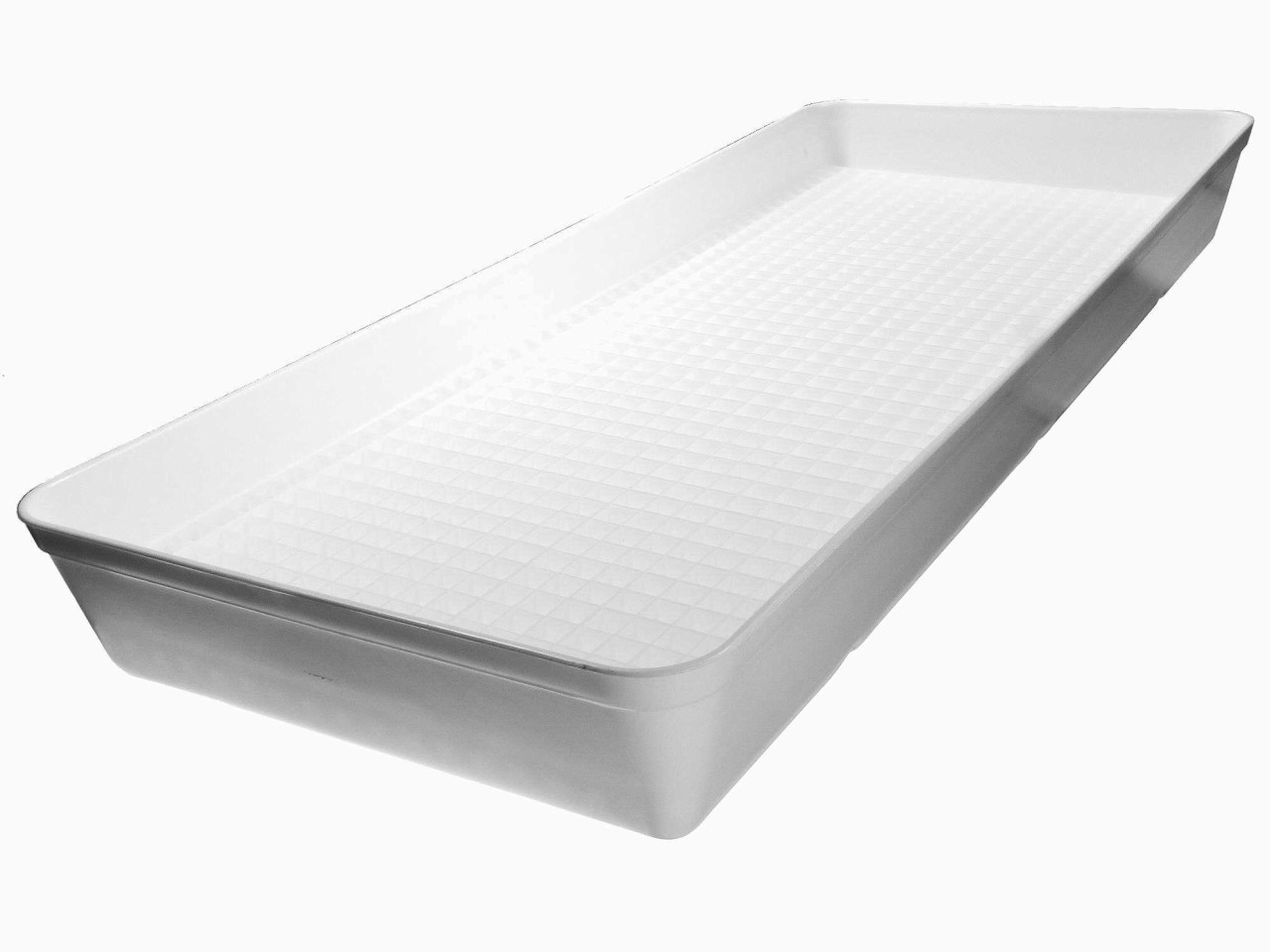 humidity tray large, white, complete