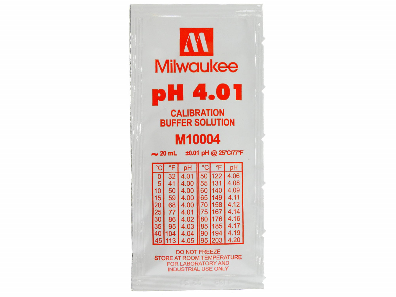 Milwaukee - pH Meter buffer solution 4.01 M10004